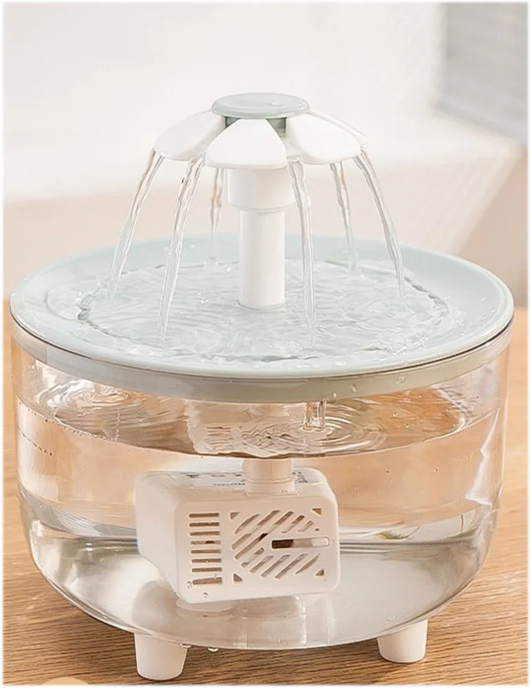 Automatic Pet Water Fountain for Cats and Dogs Large Capacity USB Powered