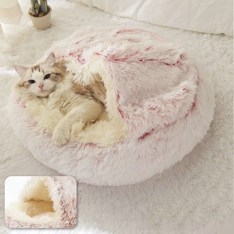 Plush Cat Bed