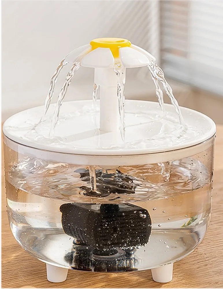 Automatic Pet Water Fountain for Cats and Dogs Large Capacity USB Powered