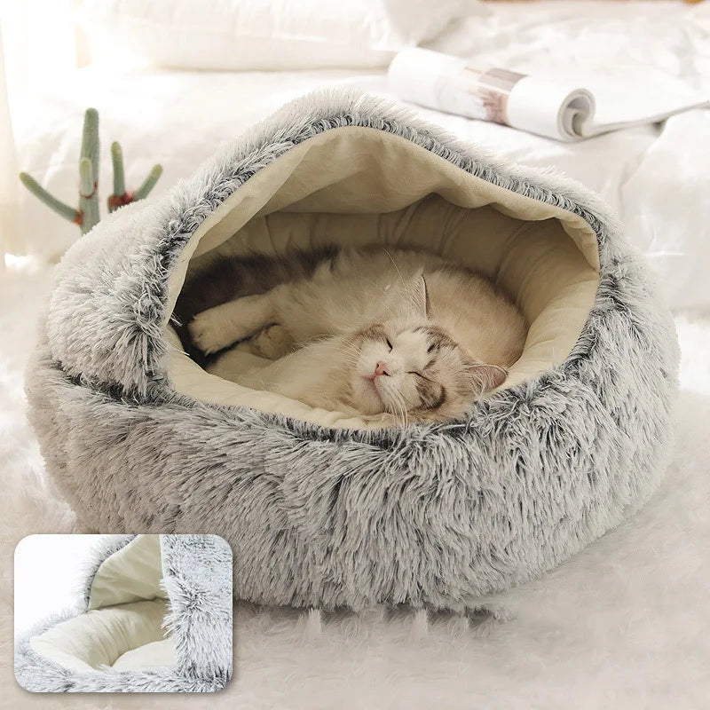 Plush Cat Bed