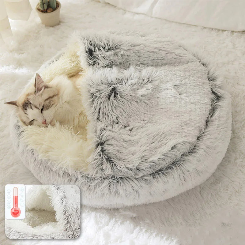 Plush Cat Bed