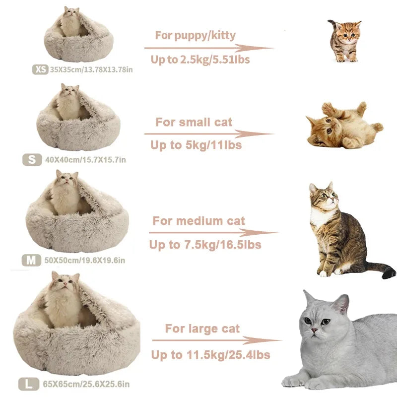 Plush Cat Bed