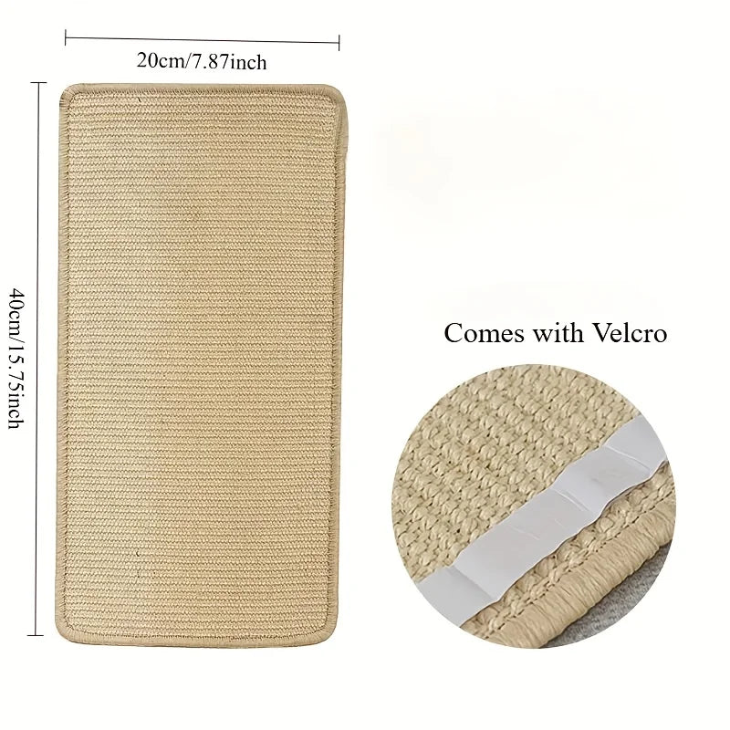 Wall-Mounted Sisal Cat Scratcher Mat,