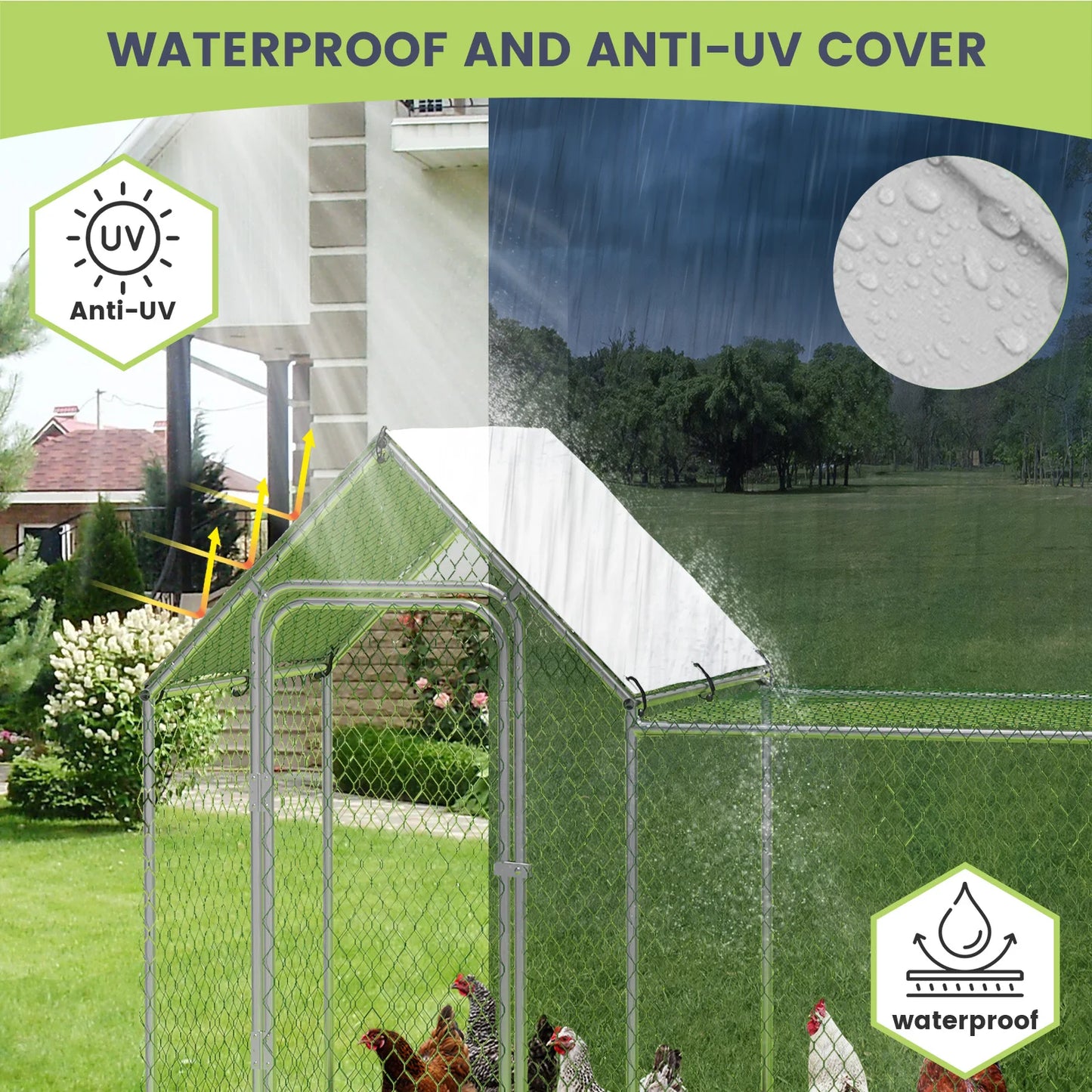 Kennel With Waterproof Cover