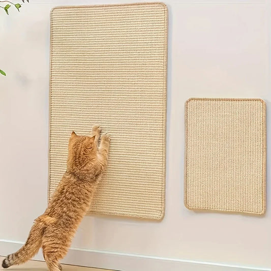 Wall-Mounted Sisal Cat Scratcher Mat,