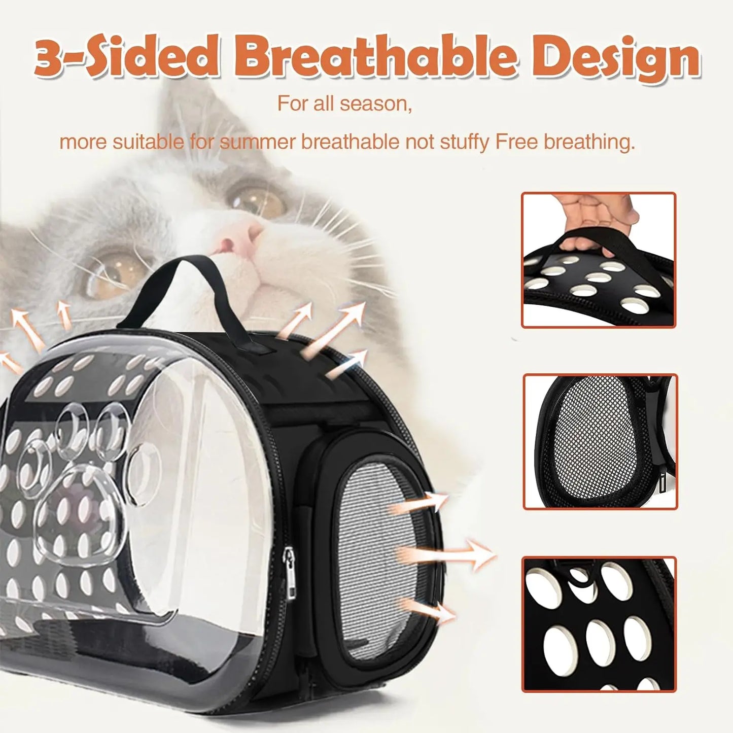 Basket Pet Bag Foldable Travel