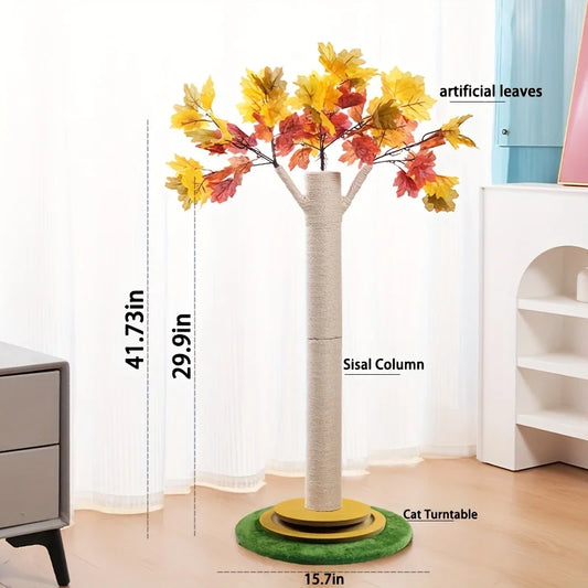 Maple Leaf Cat Scratching Post