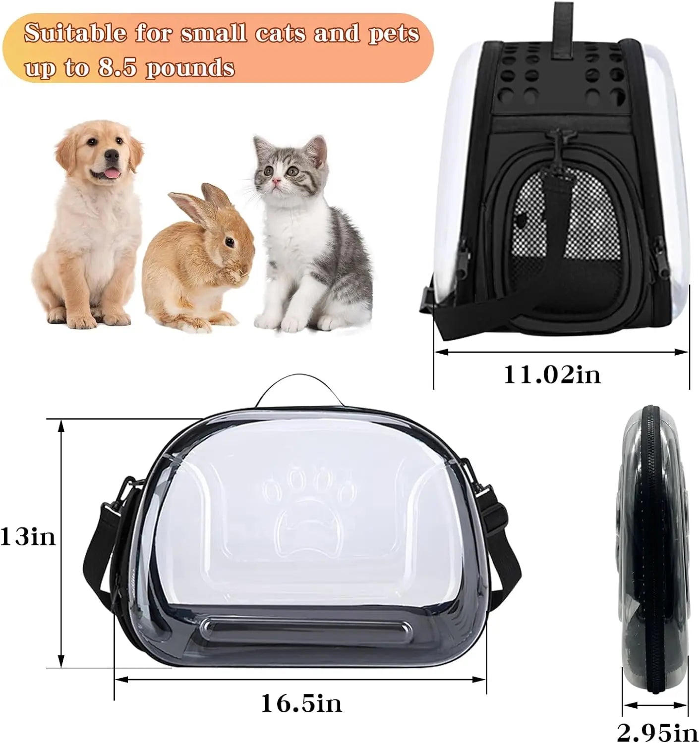 Basket Pet Bag Foldable Travel