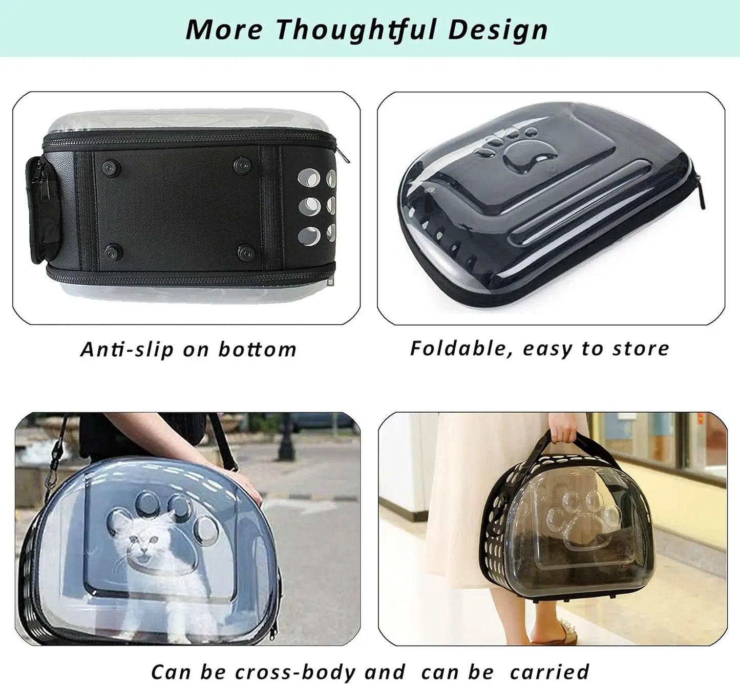 Basket Pet Bag Foldable Travel