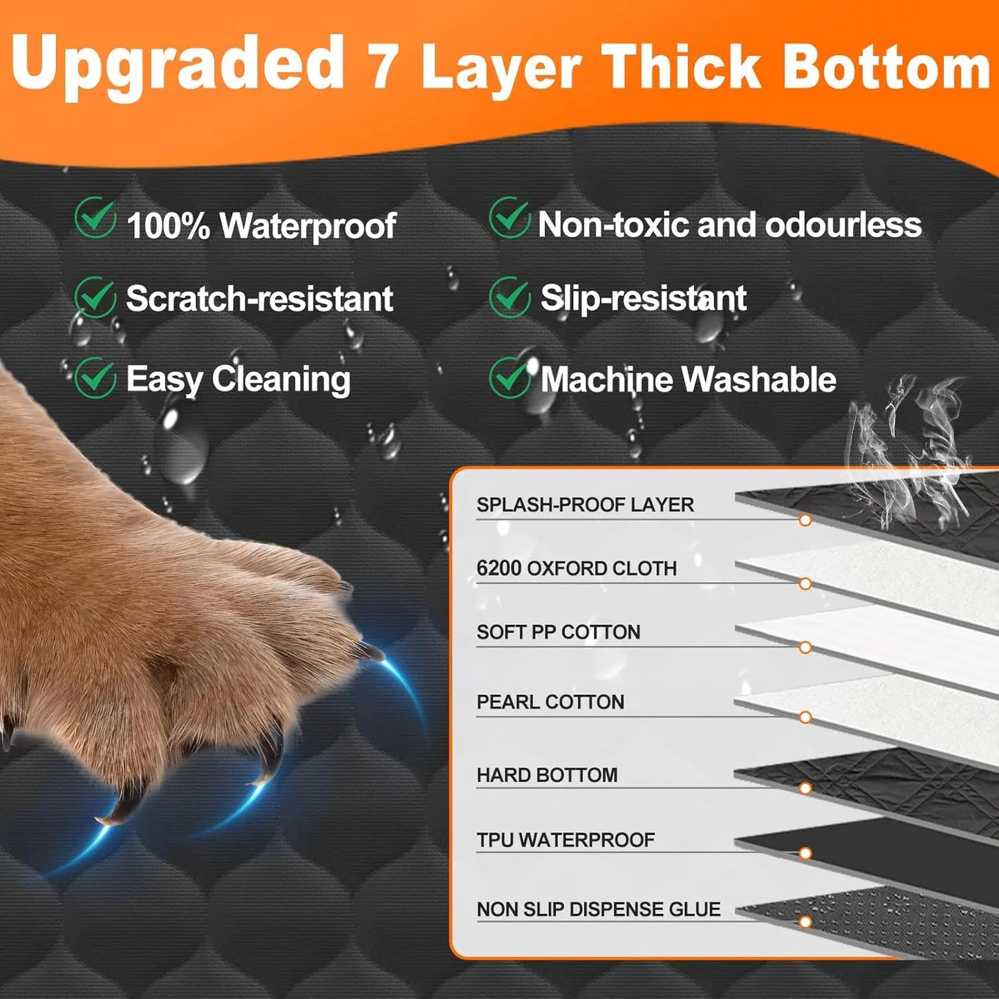 Waterproof Safety Pet Hammock